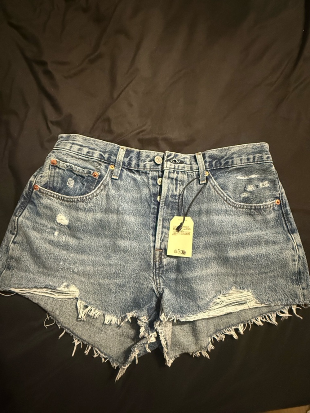 Levi's 501 Original High Rise Cutoff Shorts